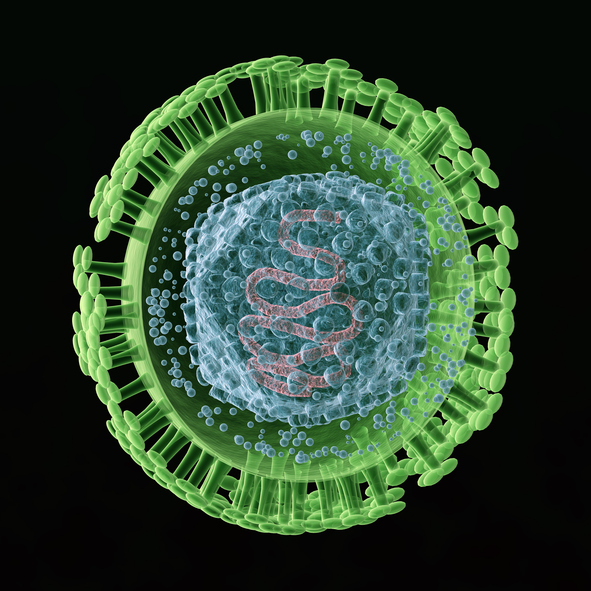 Herpesvirus Simplex - Modell