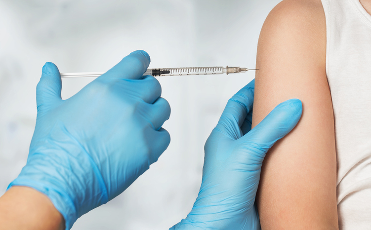 Impfung - Impfung an der Schulter