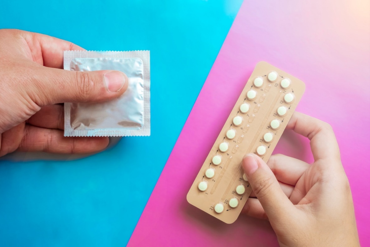 Sexueller Schutz: Kondom und hormonelle Empfängnisverhütung