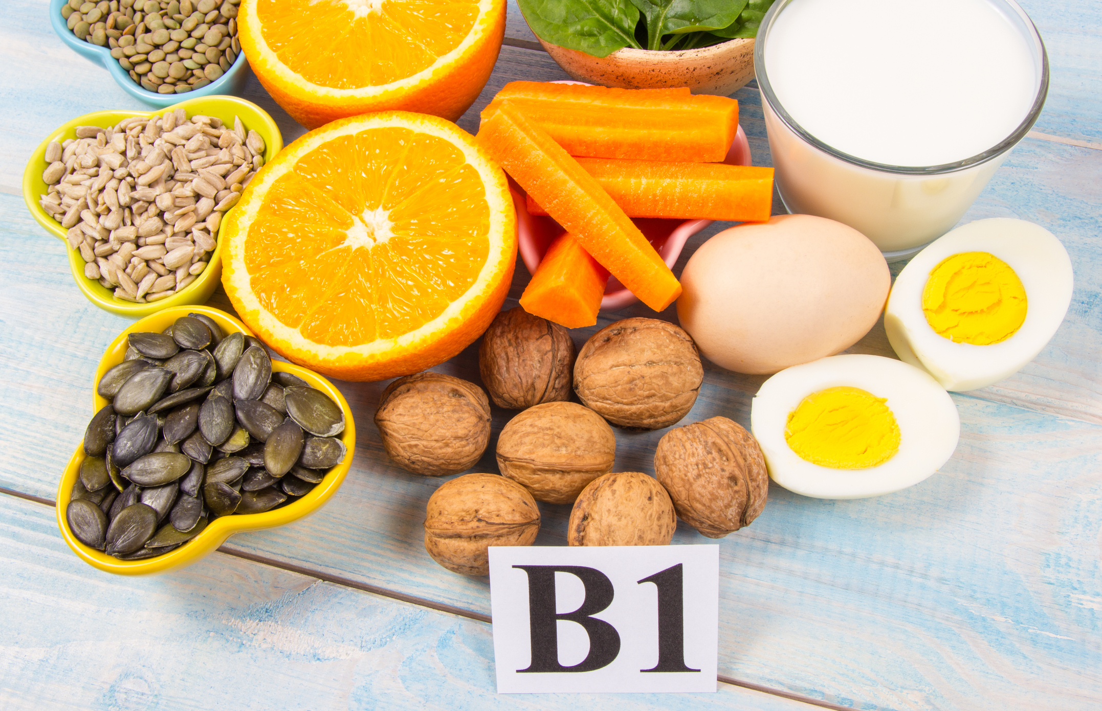 Nahrungsquellen für Vitamin B1