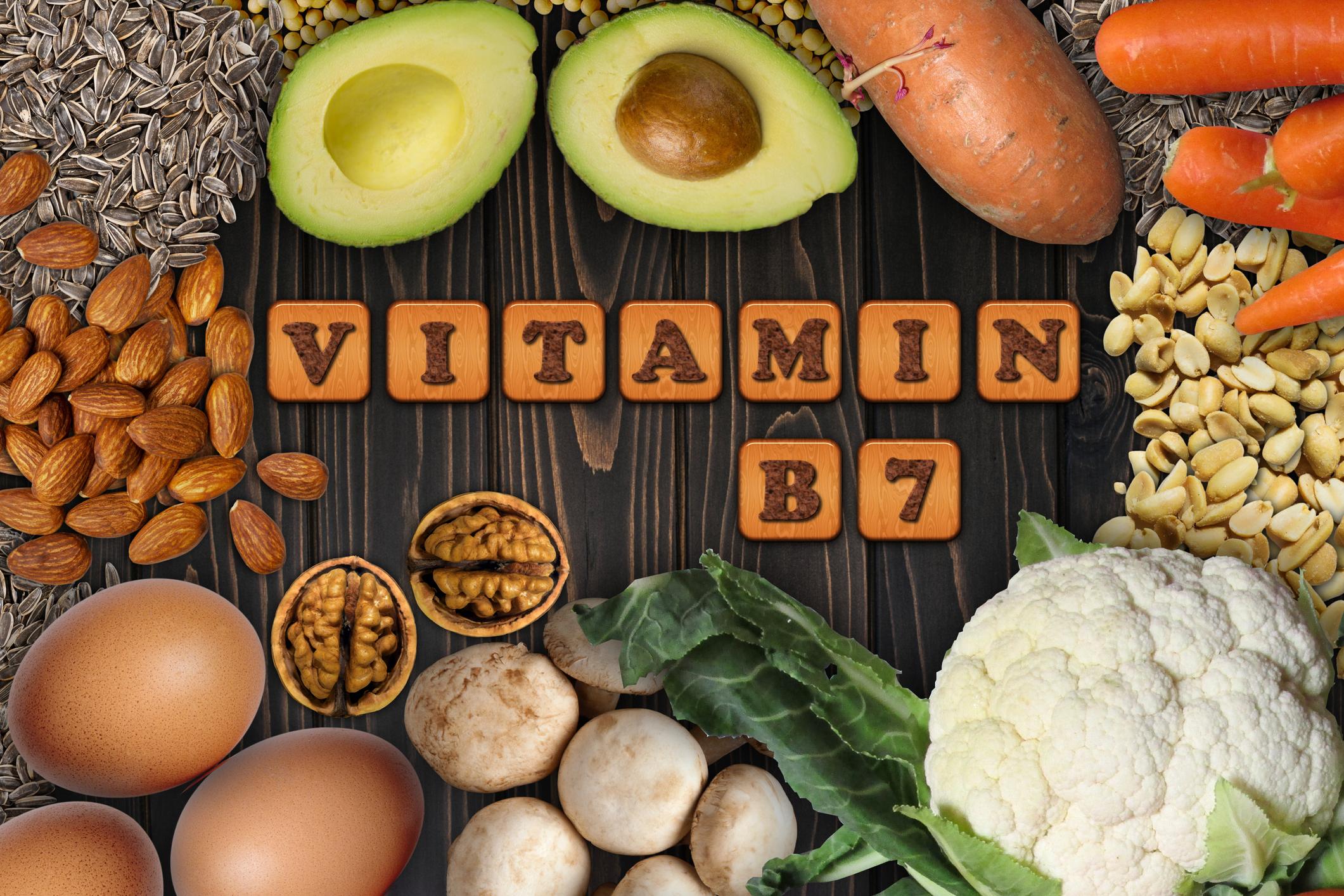 Natürliche Quellen von Vitamin B7