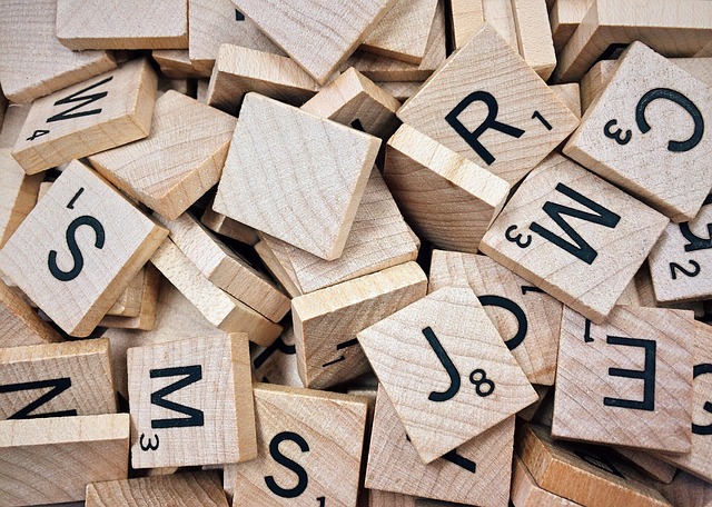 Scrabble, Buchstaben, Sprachstörung Buchstaben