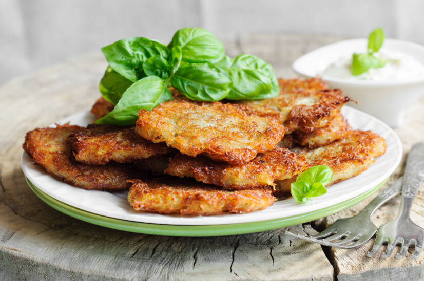 Gesundes Rezept für Kartoffelpuffer: Wie bereitet man sie zu?